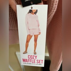 NWT pink sweater/short set